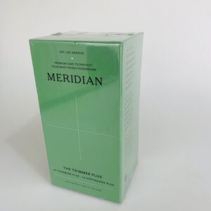 Meridian The Trimmer Plus Waterproof Body Hair Trimmer Onyx Black SEALED